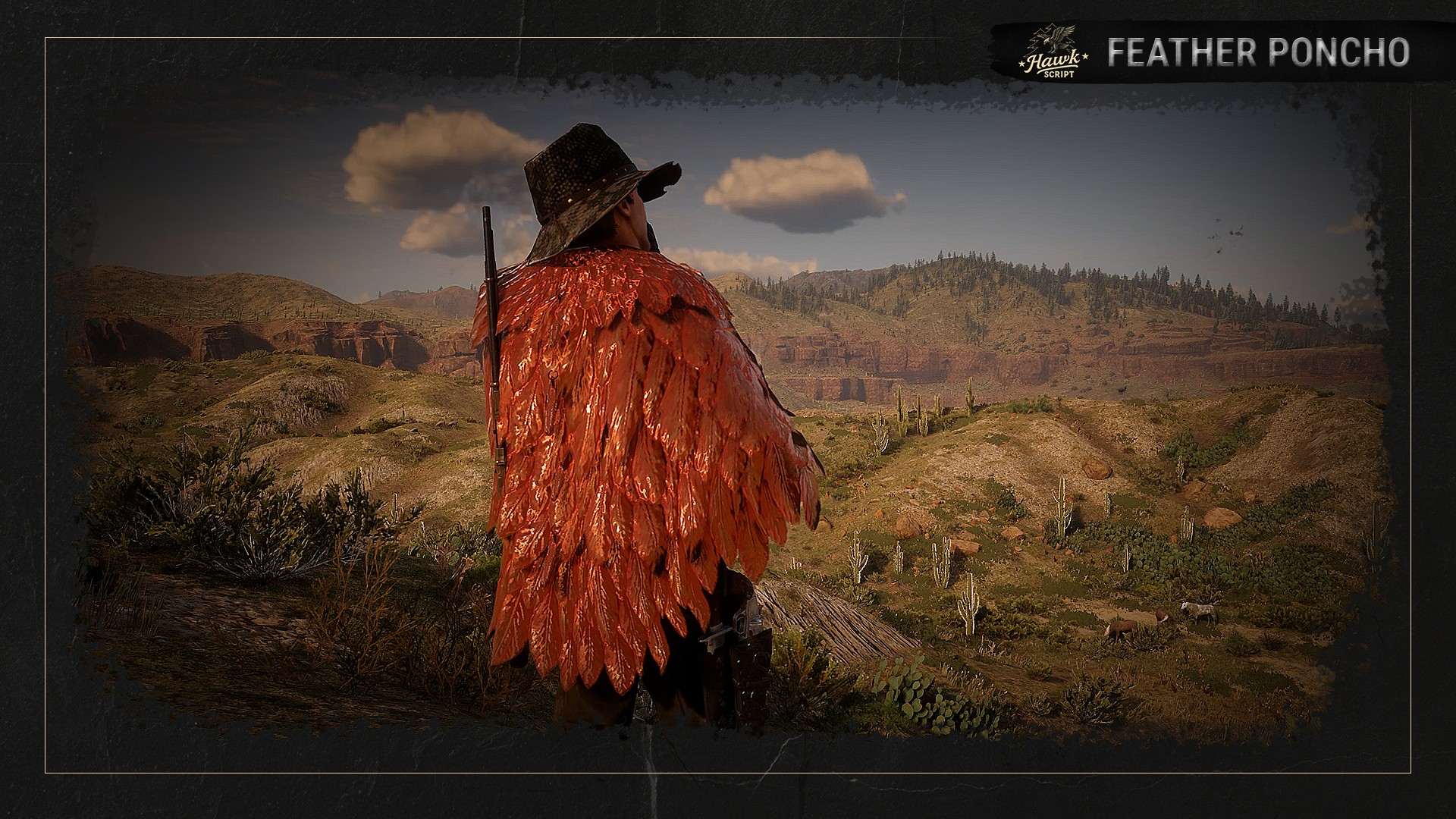 Hawk Feather Poncho