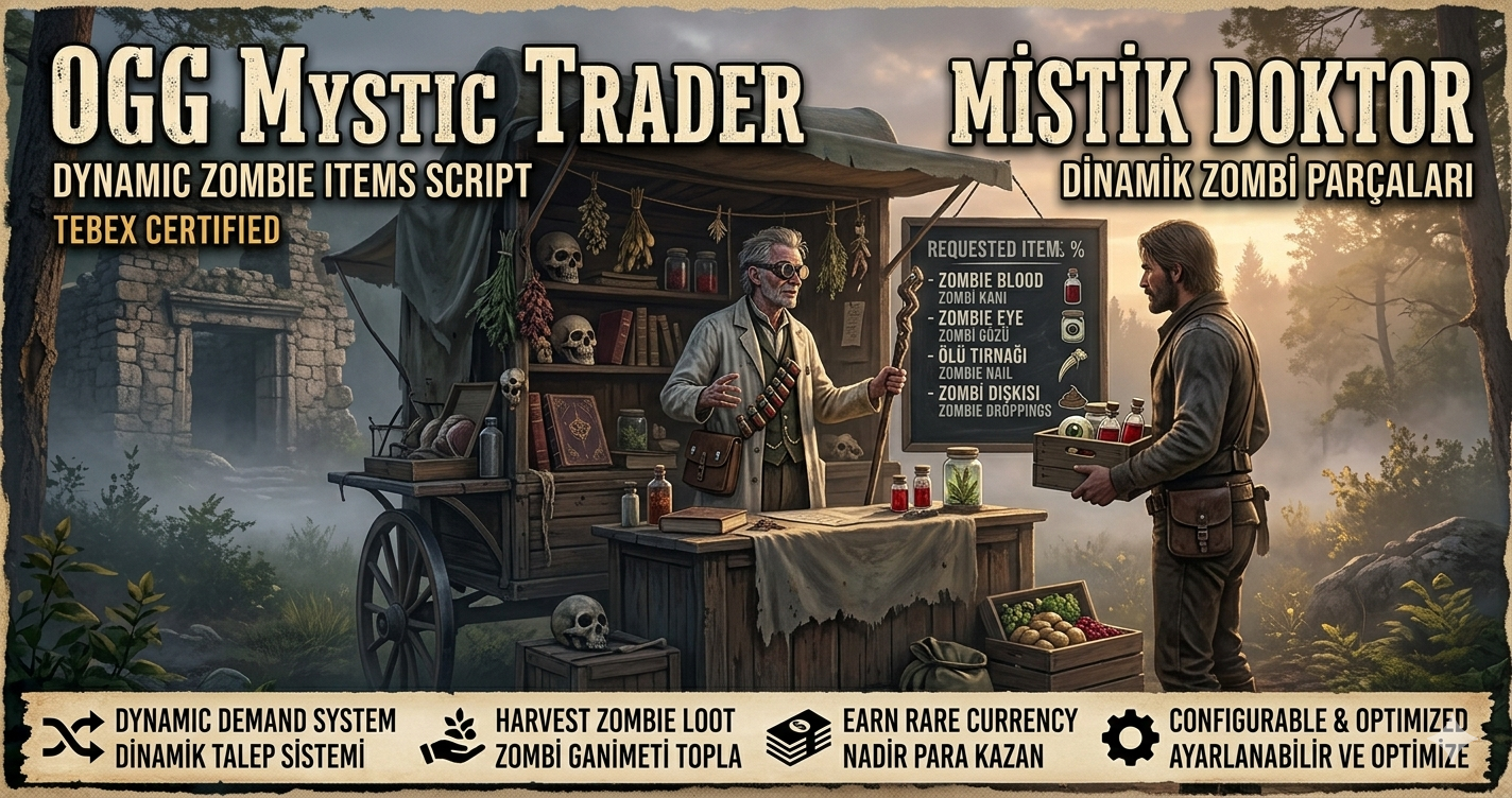 OGG Mystic Trader Demand - Dynamic Zombie Item Trader