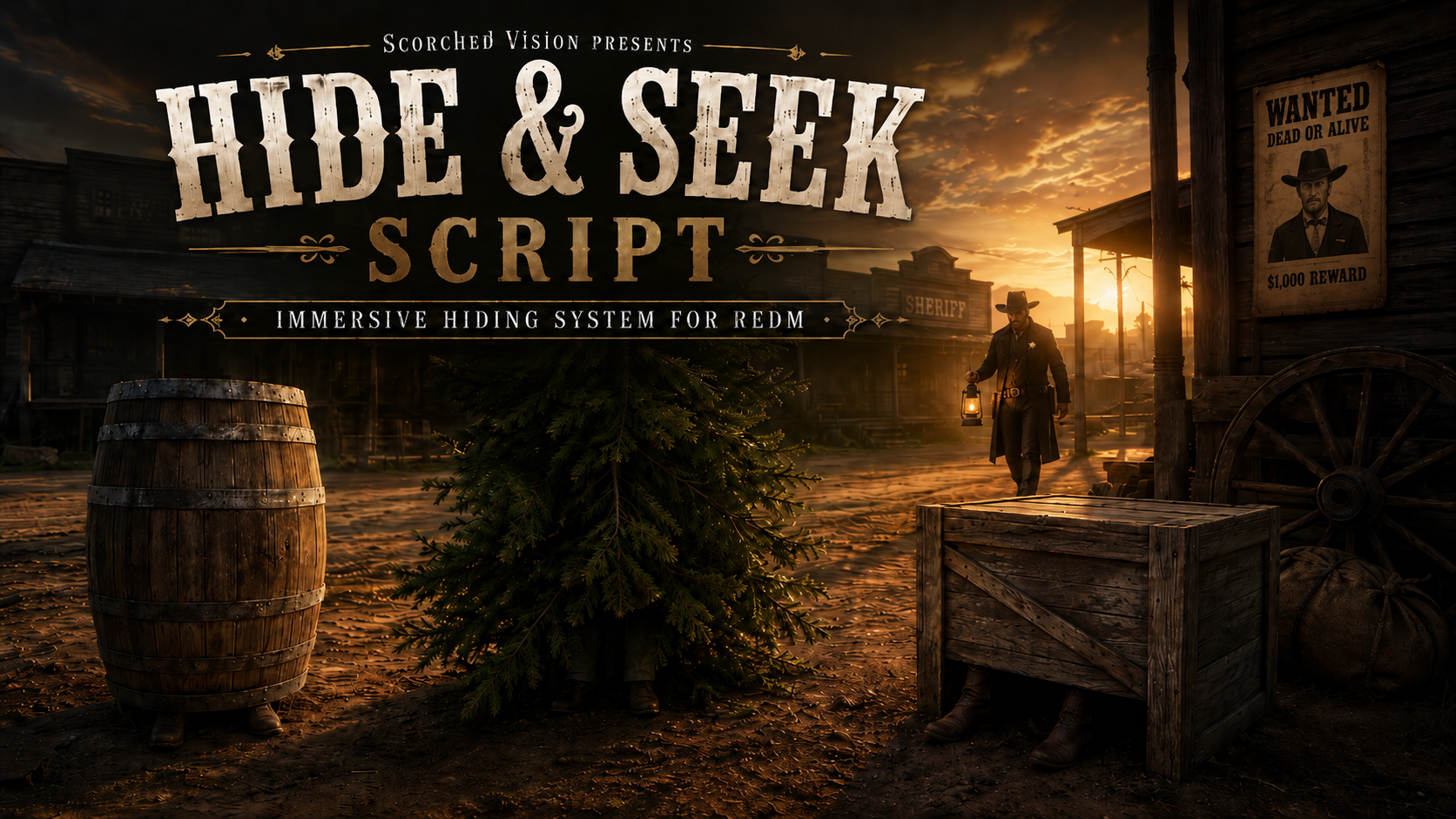 🎭 Hide & Seek Script | Immersive RedM Hiding System 🕵️‍♂️