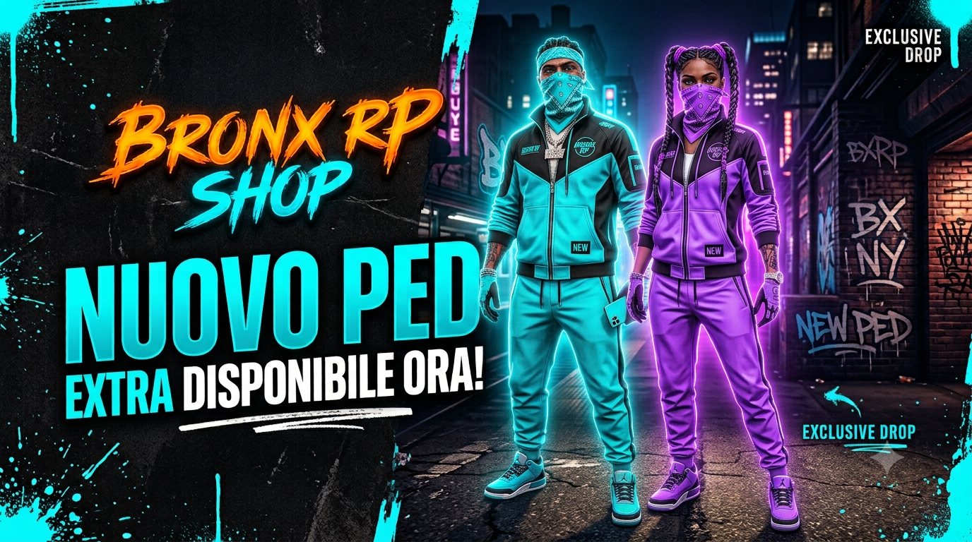 👥 Slot Personaggio Extra (PED) | Bronx Connection RP