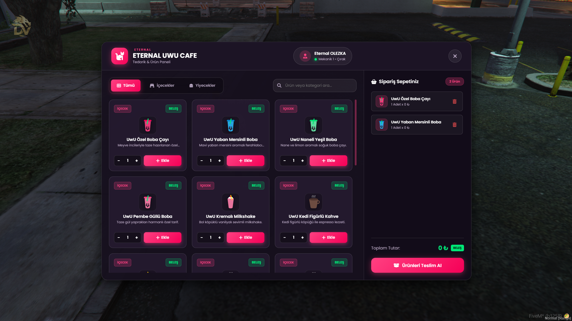 ETERNAL RESTAURANT SYSTEM