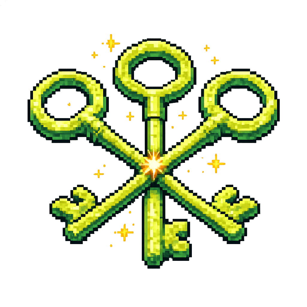 3x Adventure Key