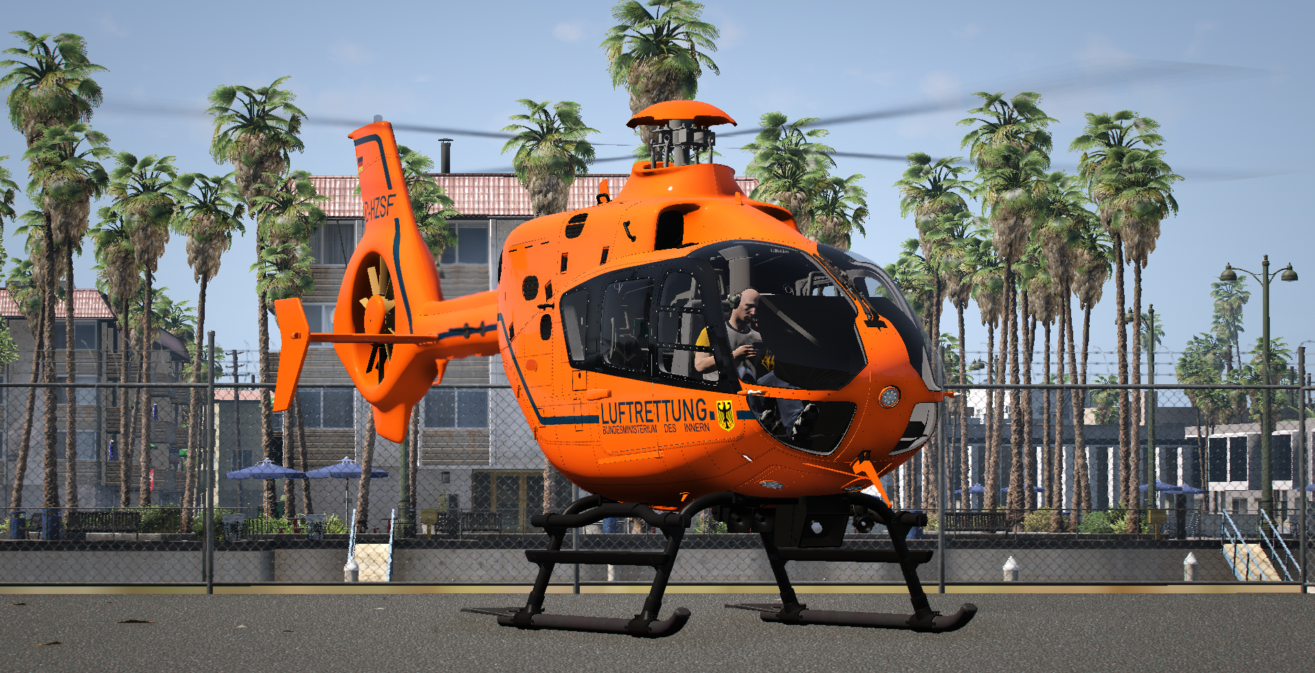 HM EC135 high skid KM