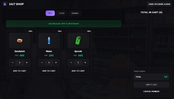 Shop System Screenshot 3