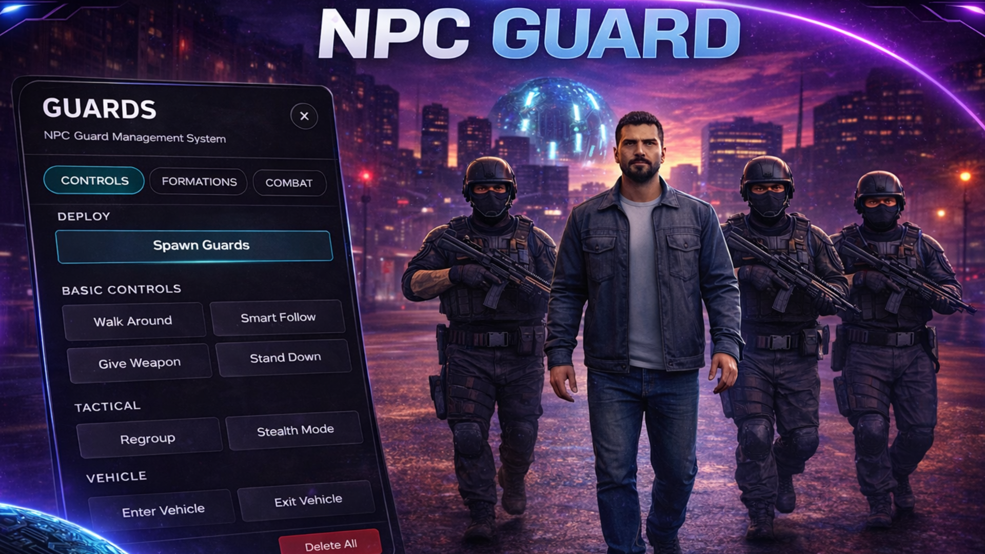 ORB Guards — AI guard and bodyguard system