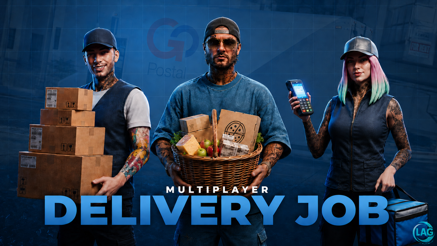 0Lag Multiplayer Delivery Job | [ESX,QB,QBOX] [PRE-SALE]