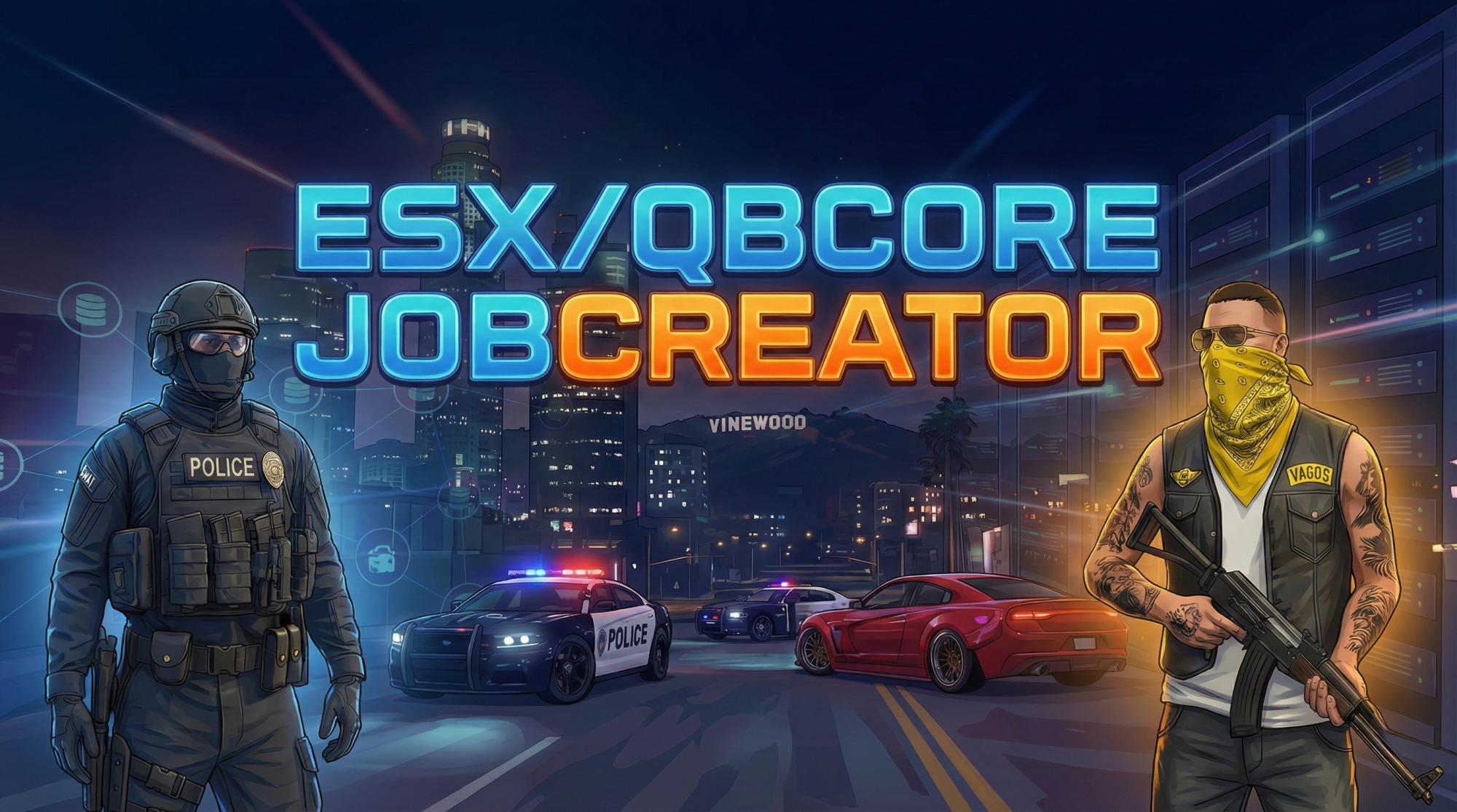 SQL Job Creator – Advanced Job & Grade Creator for ESX & QBCore