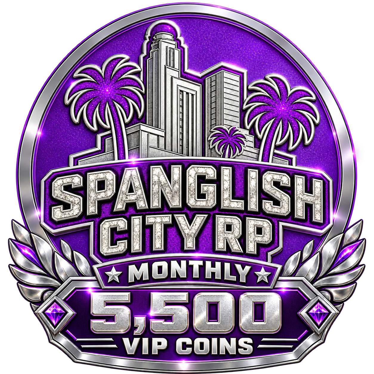 Monthly VIP Coins | Plus | 5,500 Coins