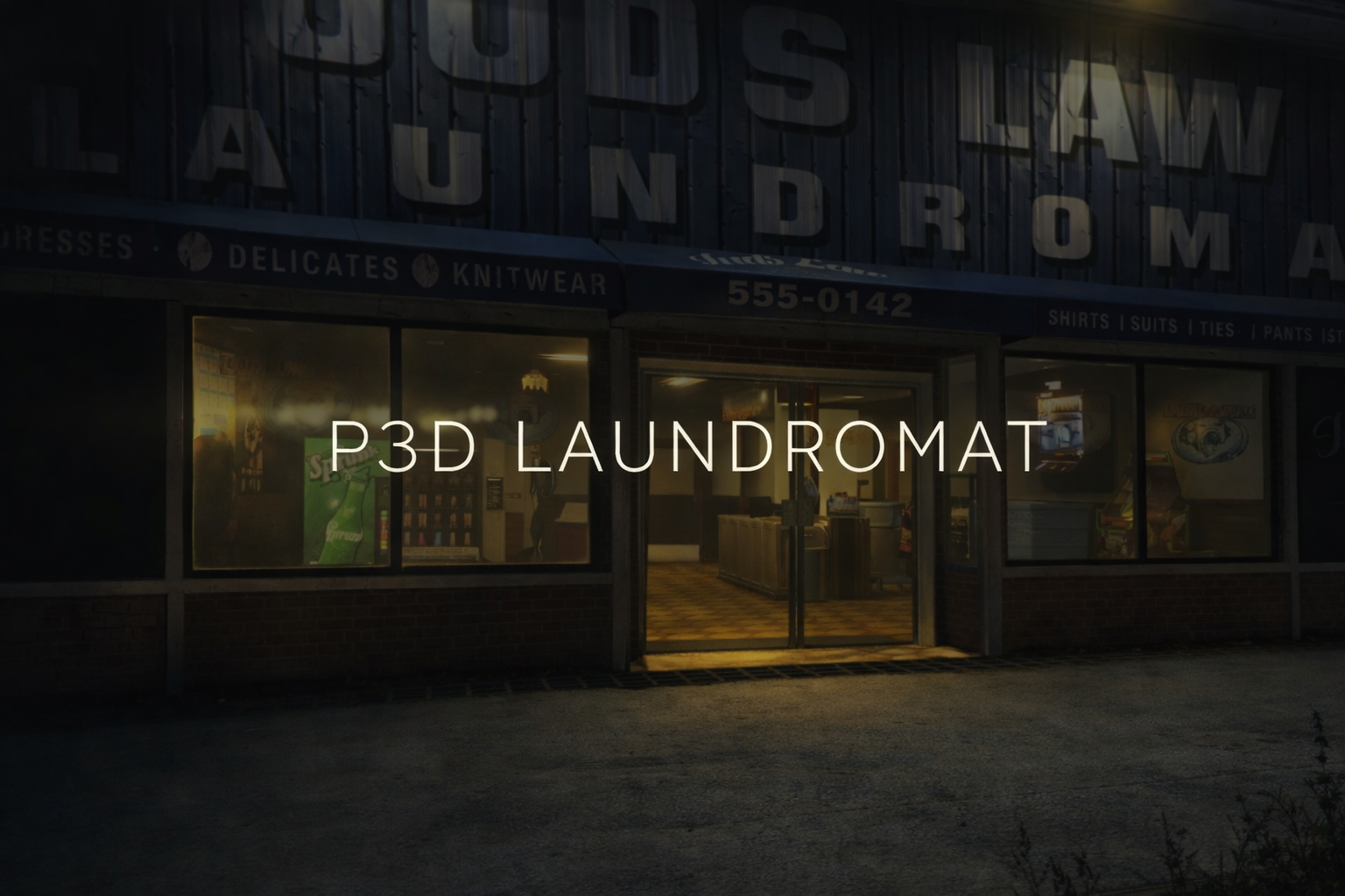 P3D Laundromat For New Style Robbery