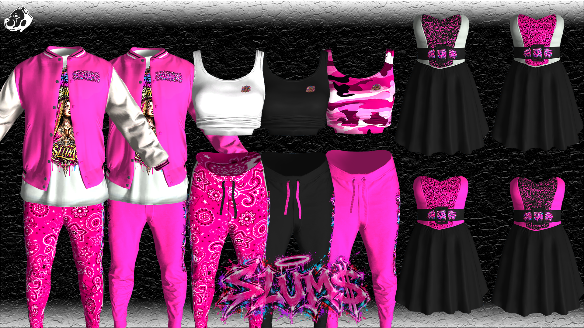 Slums Uniform Bundle | FiveM Gang Clothing