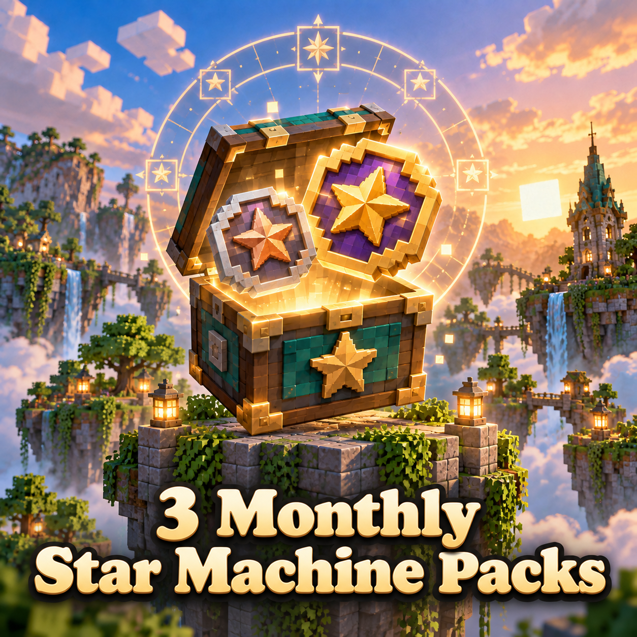 3 Monthly Star Machine Packs