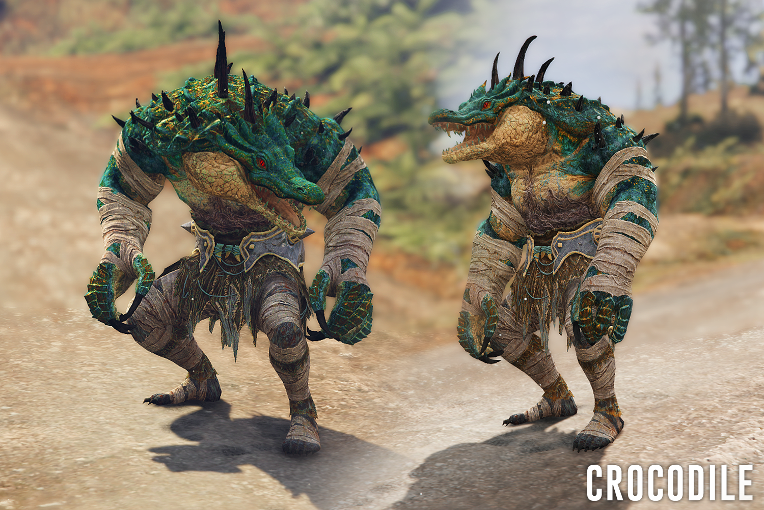 Crocodile - 9 Color Variations