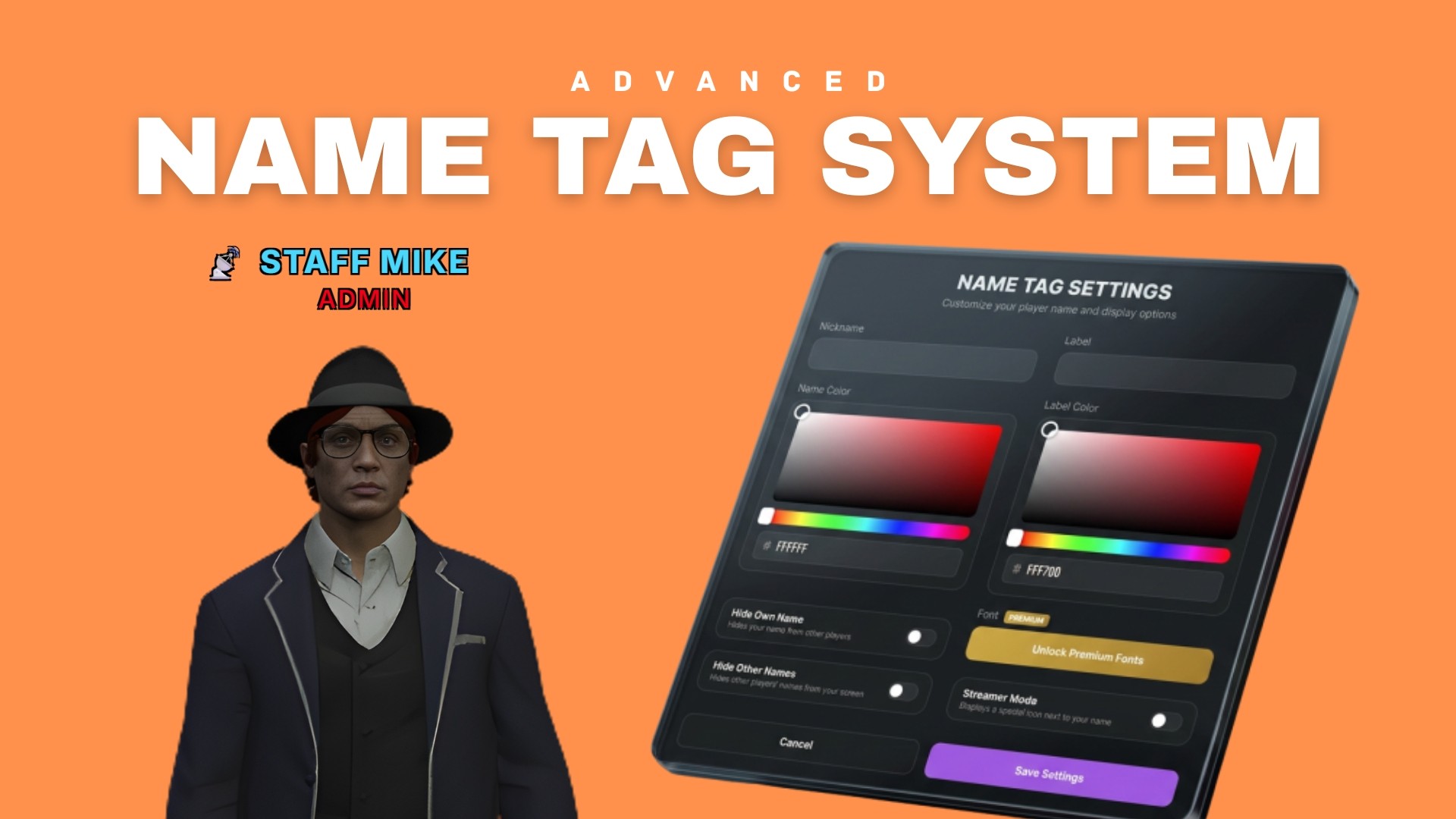 HJP Advanced Name Tag  System