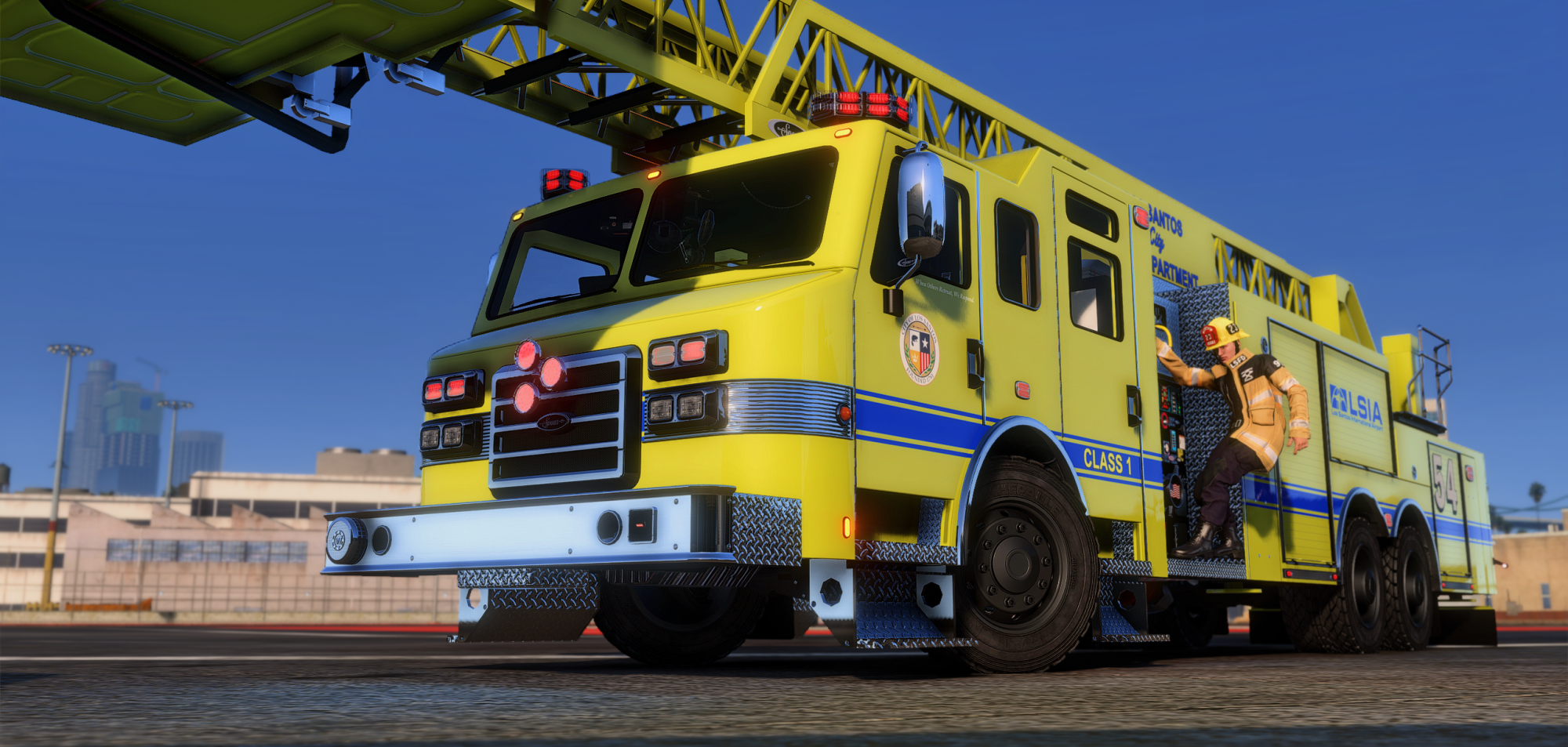 Spear Impulse Aerial Ladder Fire Truck