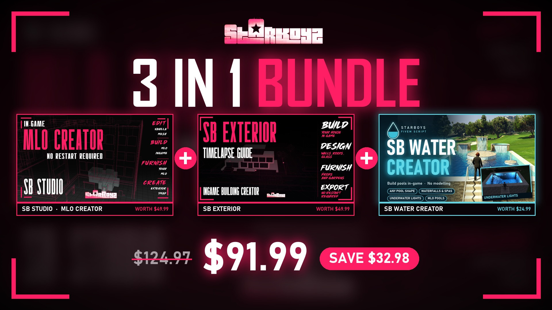 3 IN 1 Creator  Bundle