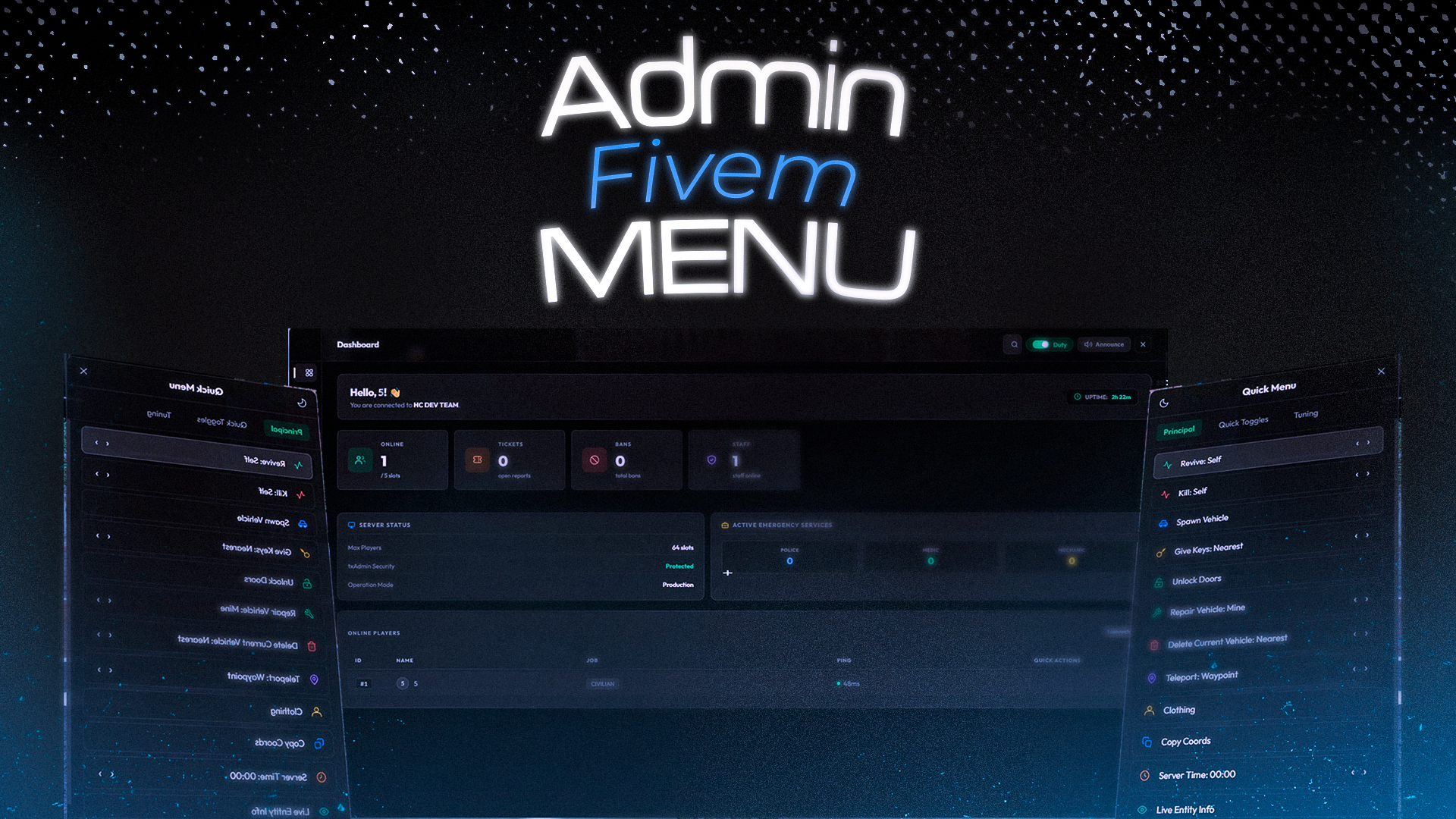 SM ADMIN MENU