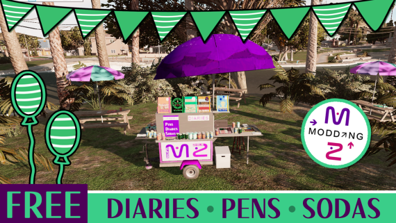 [FREE] Props - Diaries, Pens, Sodas