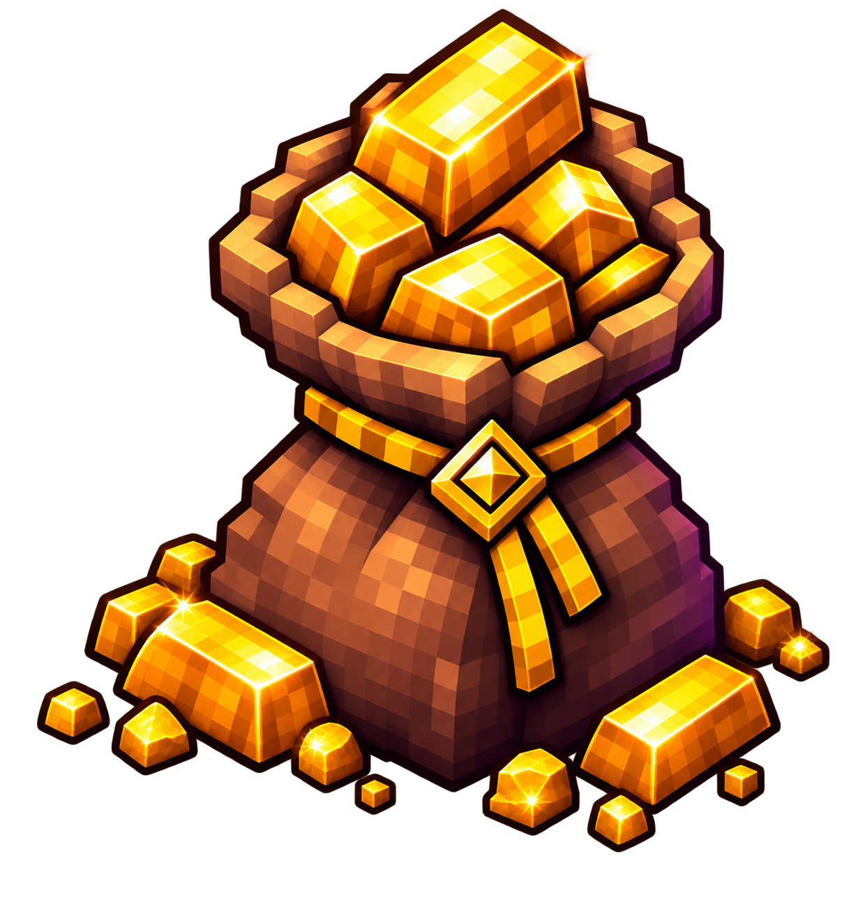 Bolsa mediana de oro