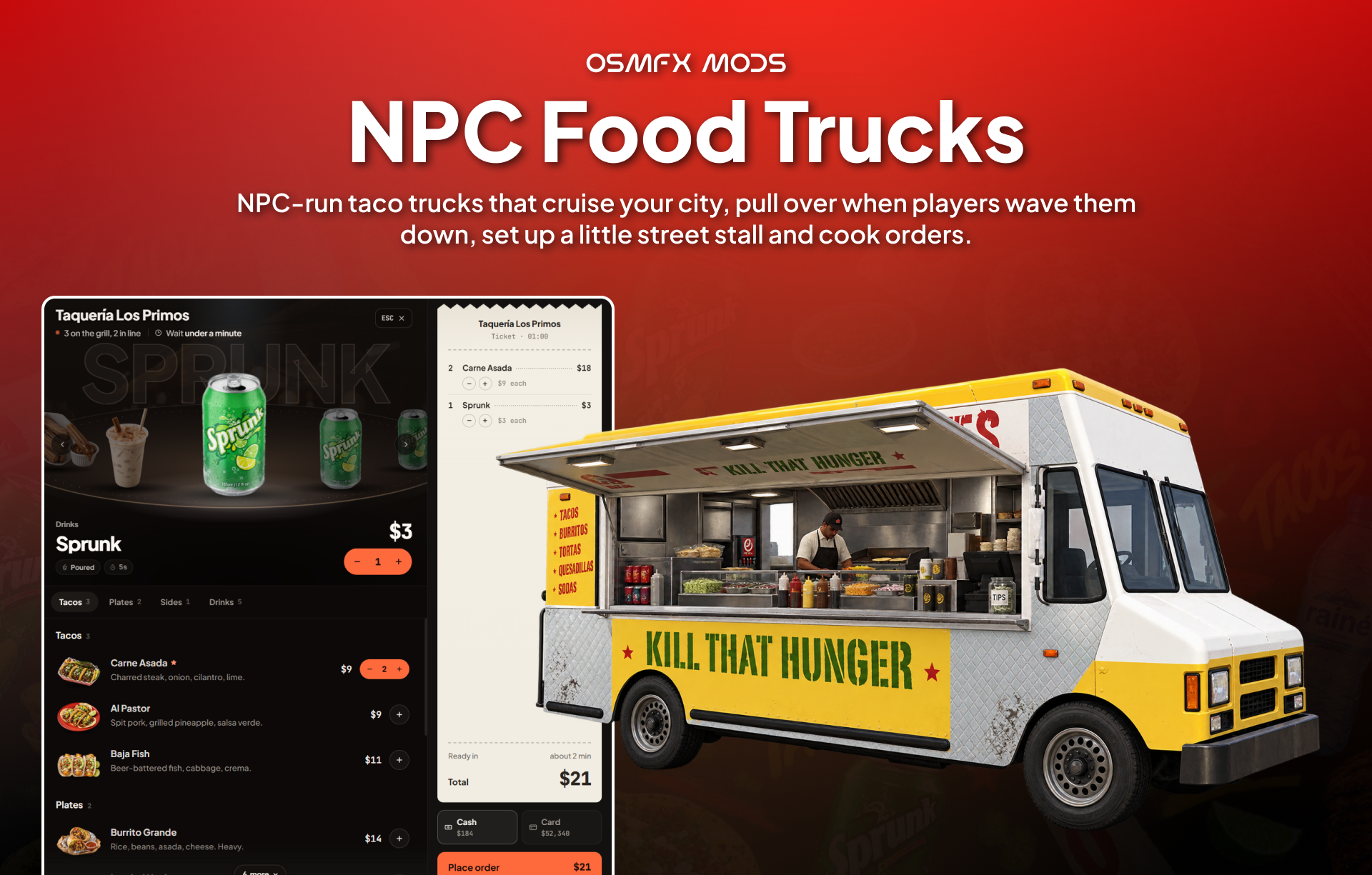 [ESCROW] NPC Food Trucks | QB/QBOX/ESX