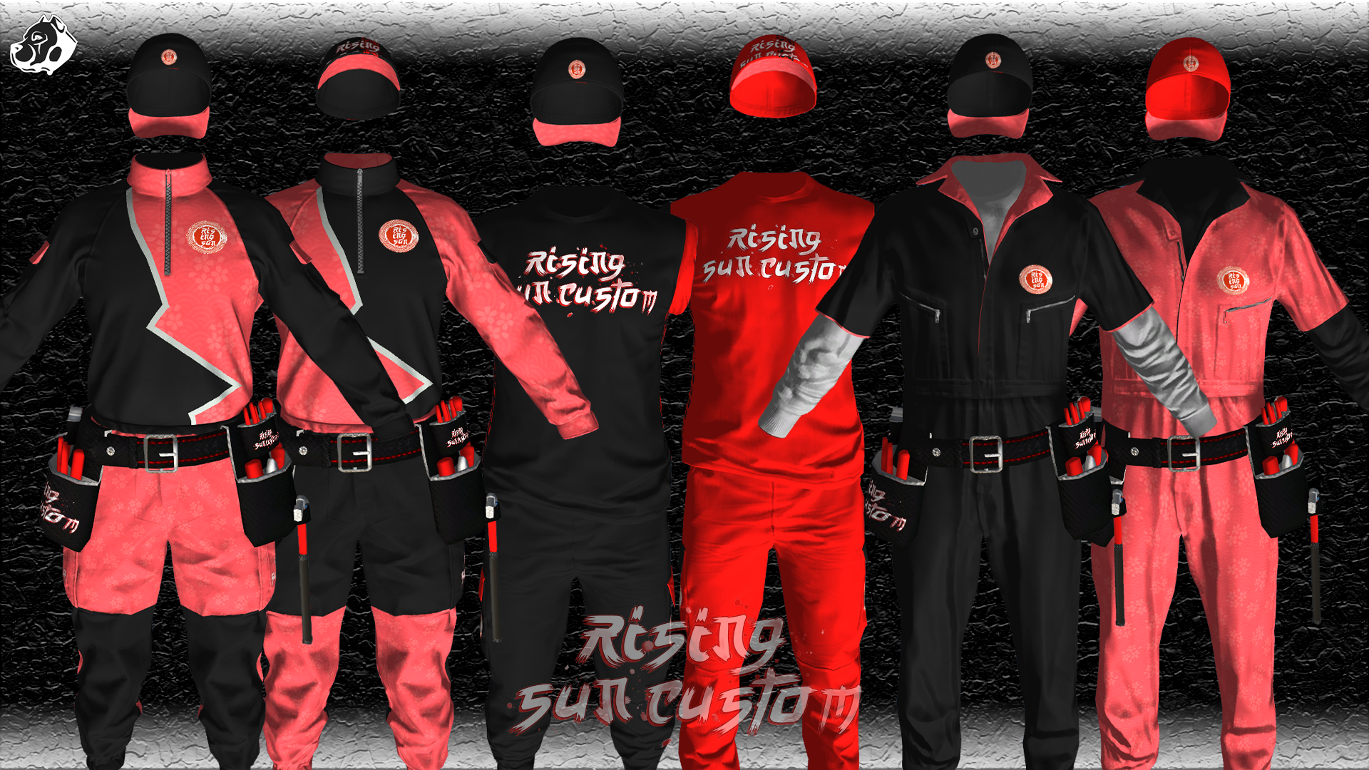 Rising Sun Customs Mech Bundle | Fivem Mechanic Clothing