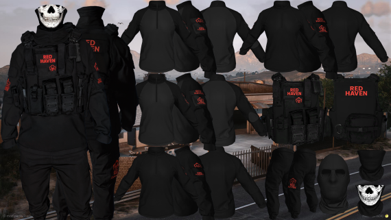 Red Haven BlackOut Uniform