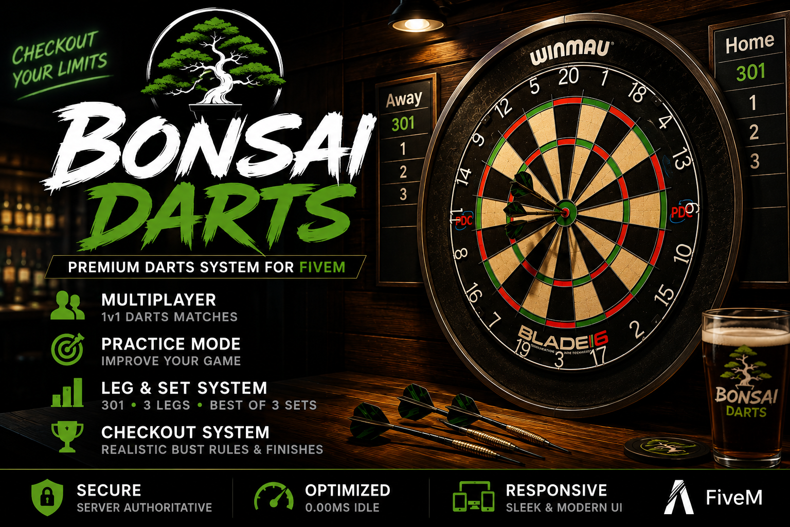 Bonsai Darts