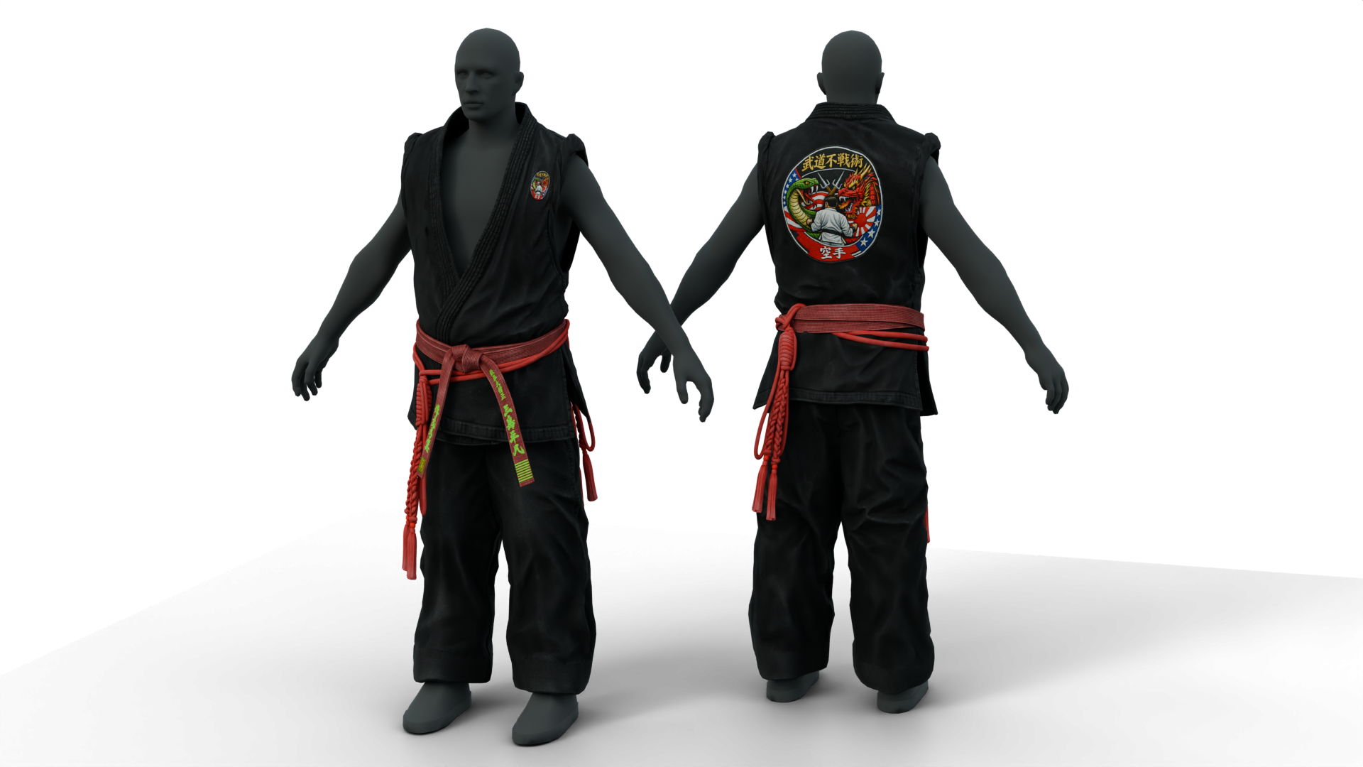 Karate Suit FiveM Kleidungspaket Hero-Vorschau