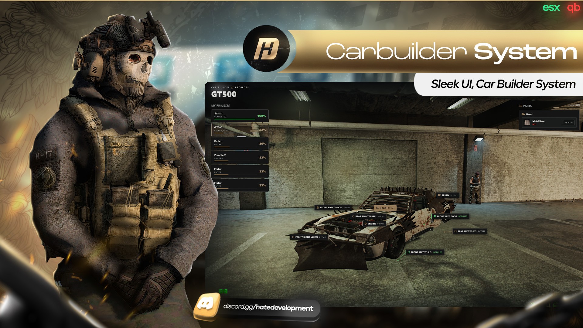 Car Builder / Project Cars System