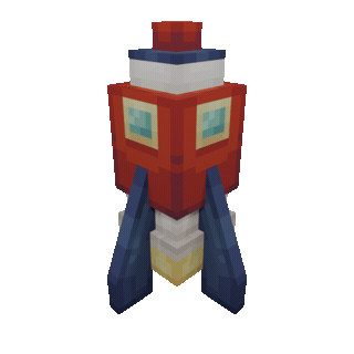 Toy Rocket — cosmetic Furniture v2 item on the NovaVoid Cat Civilization Minecraft server
