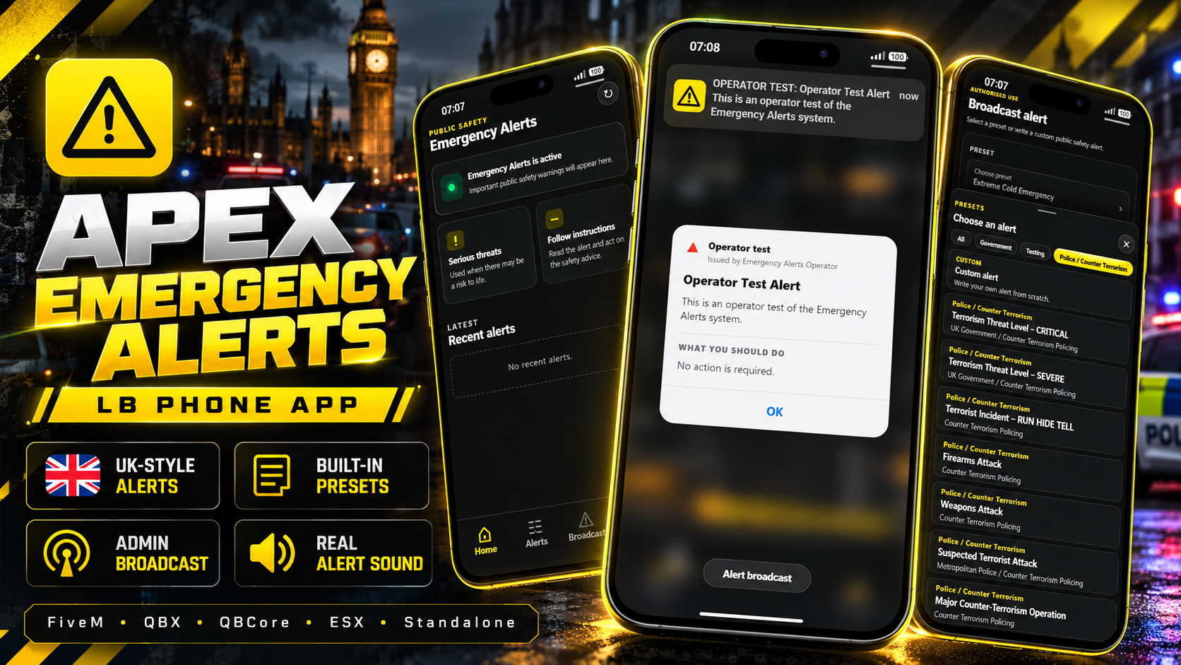 Emergency Alerts – LB Phone App
