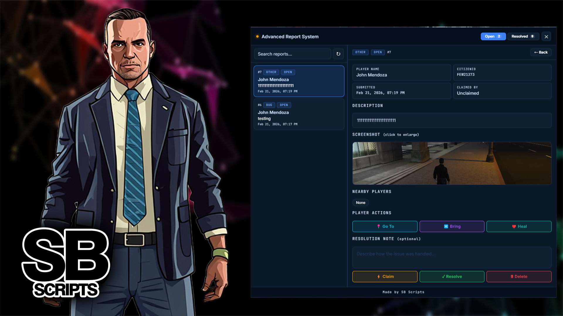 Advanced Report System