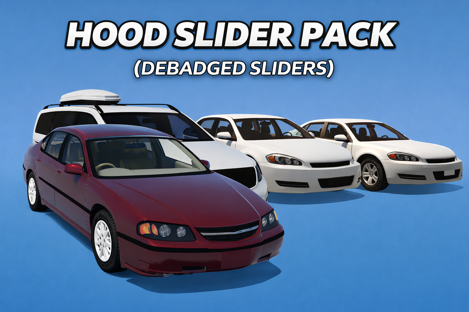 Hood Slider Pack (TOS Approved)