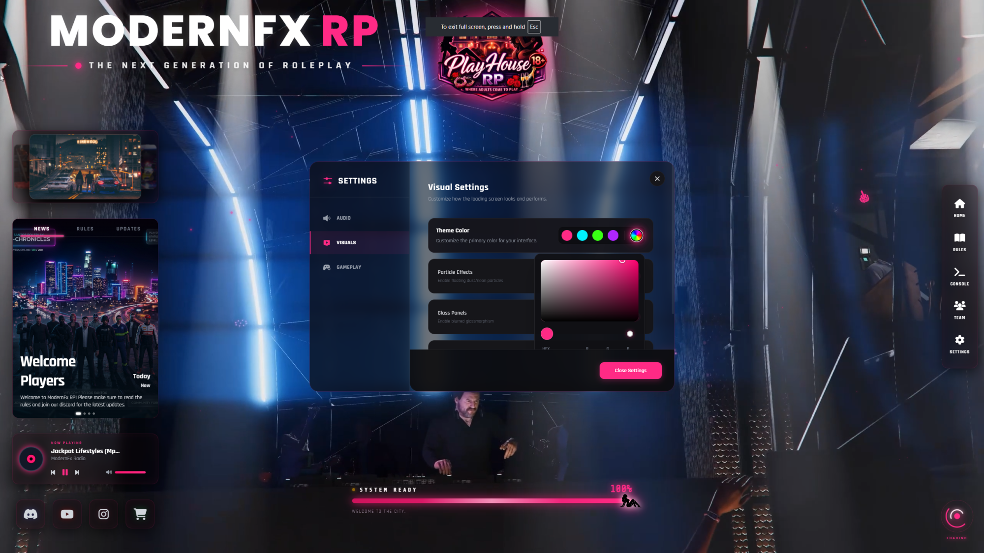 ModernFX Loading Screen - Premium & Highly Customizable