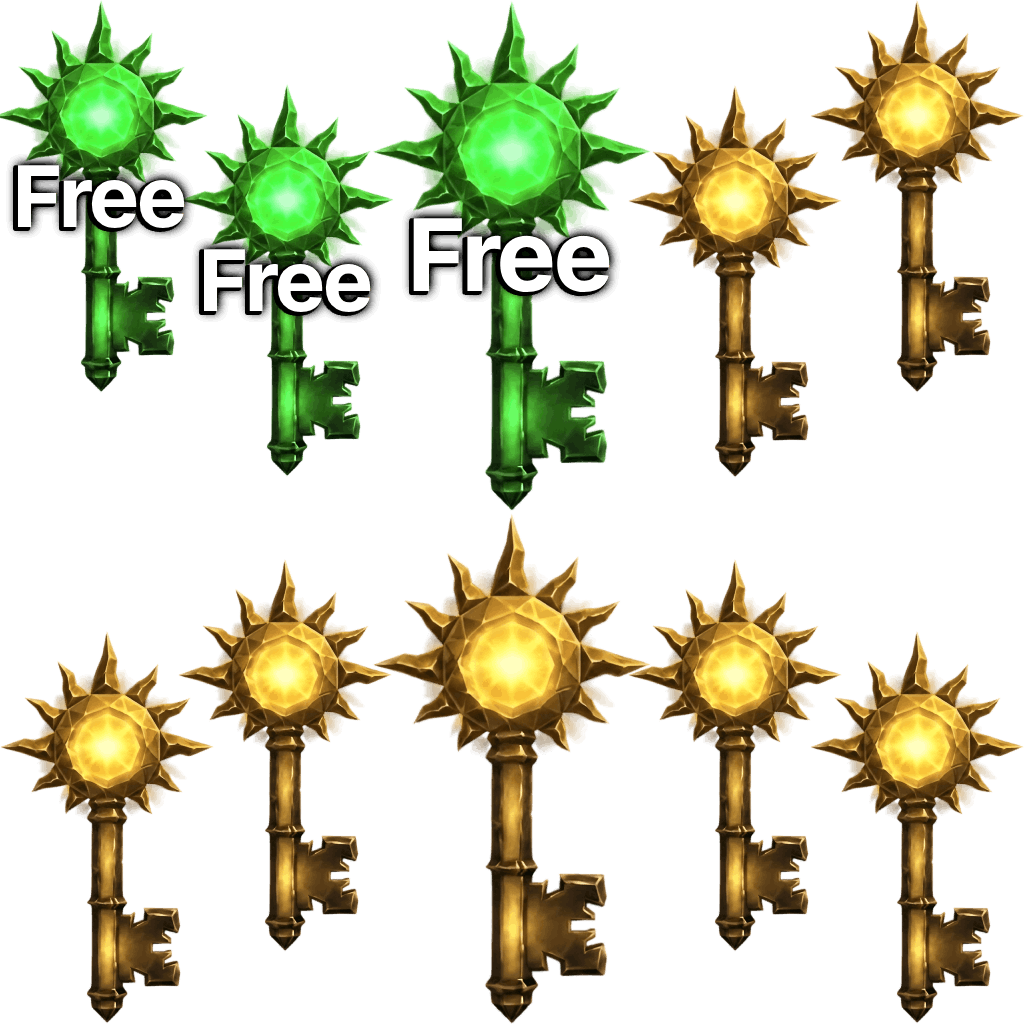 10 Legendary Keys