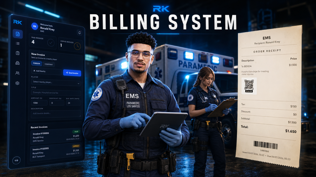 [ESX/QB/QBOX] RK BILLING SYSTEM