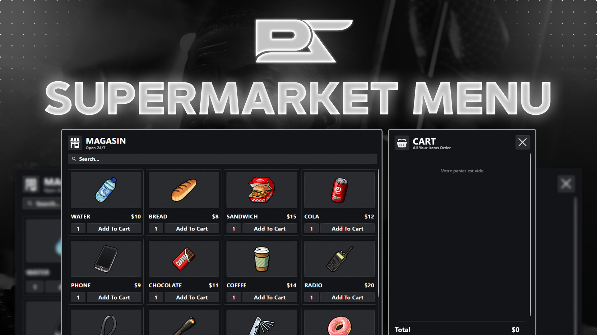SuperMarket Menu 2