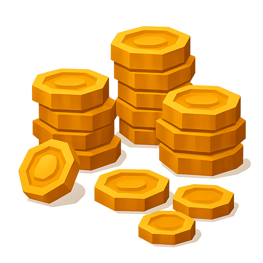 2000 + 200 (BONUS) Coins