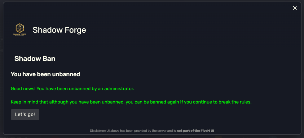 Ban System