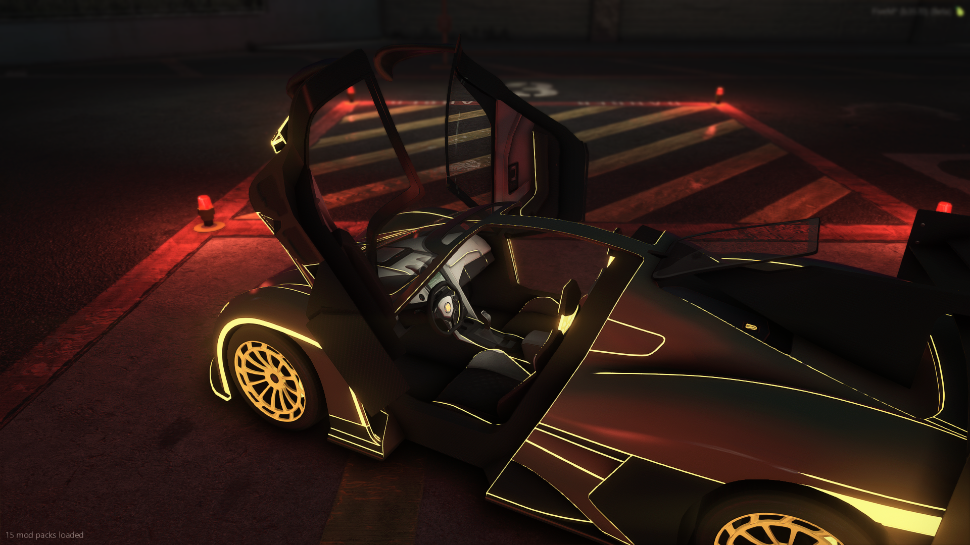 Pfister Xtreme SFI (Animated Lights / Neon Car)