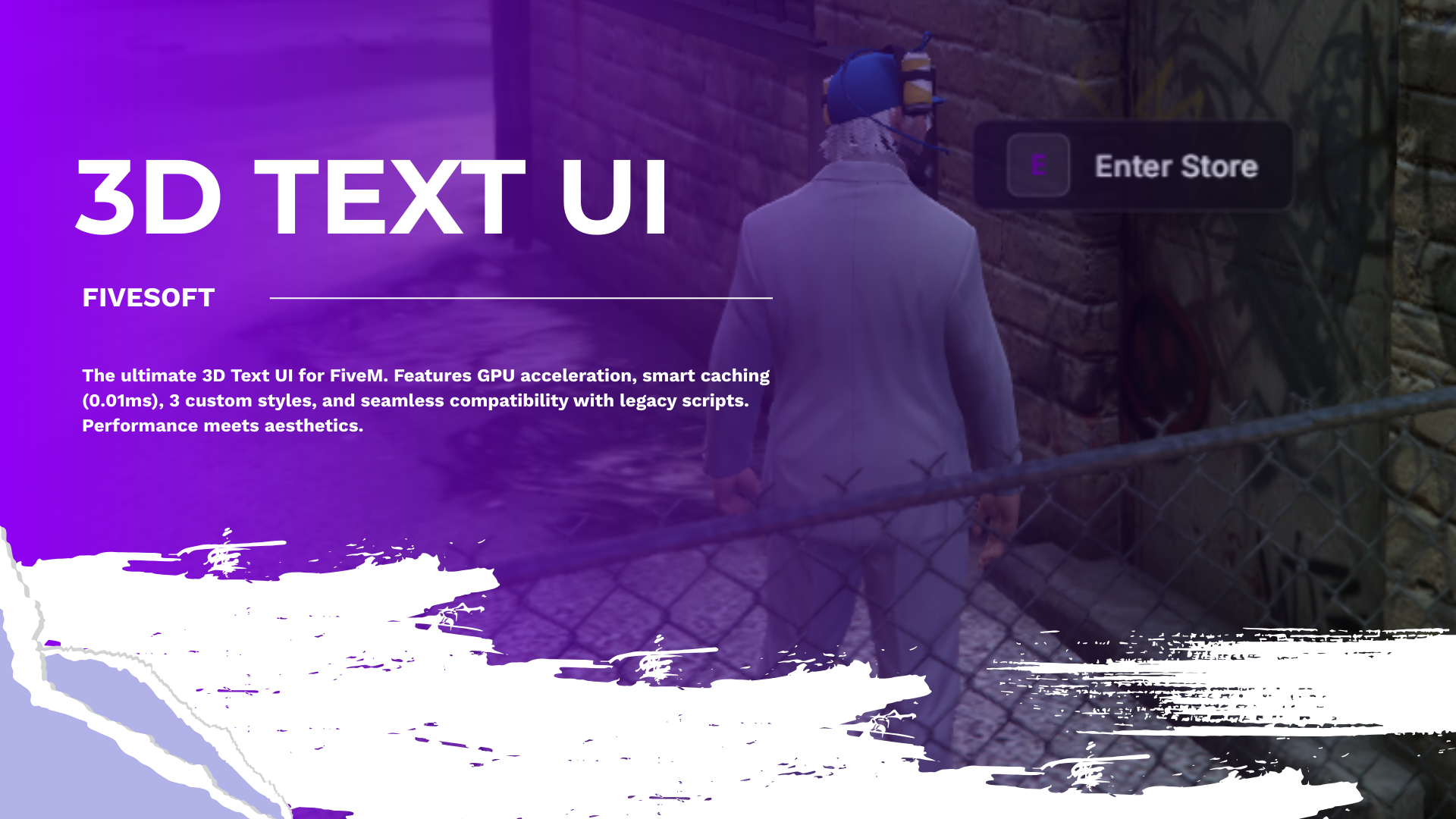 3D Text UI