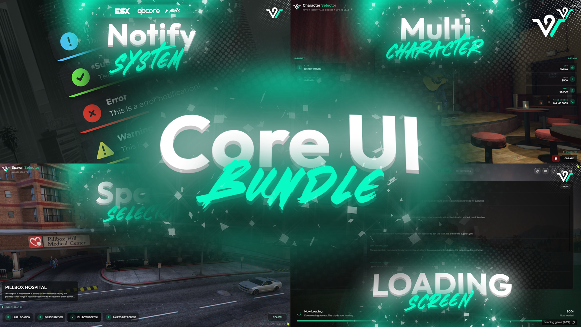 Wasabi Scripts | Core UI Series