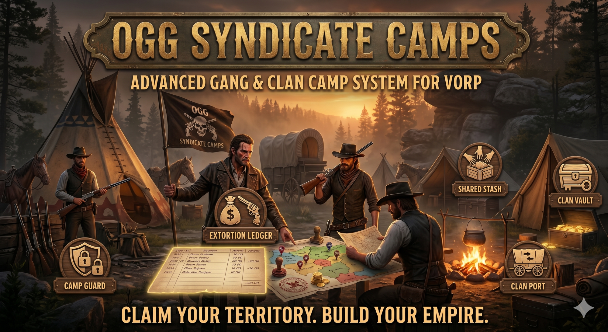 OGG Syndicate Camps | Advanced Gang & Clan Camp System
