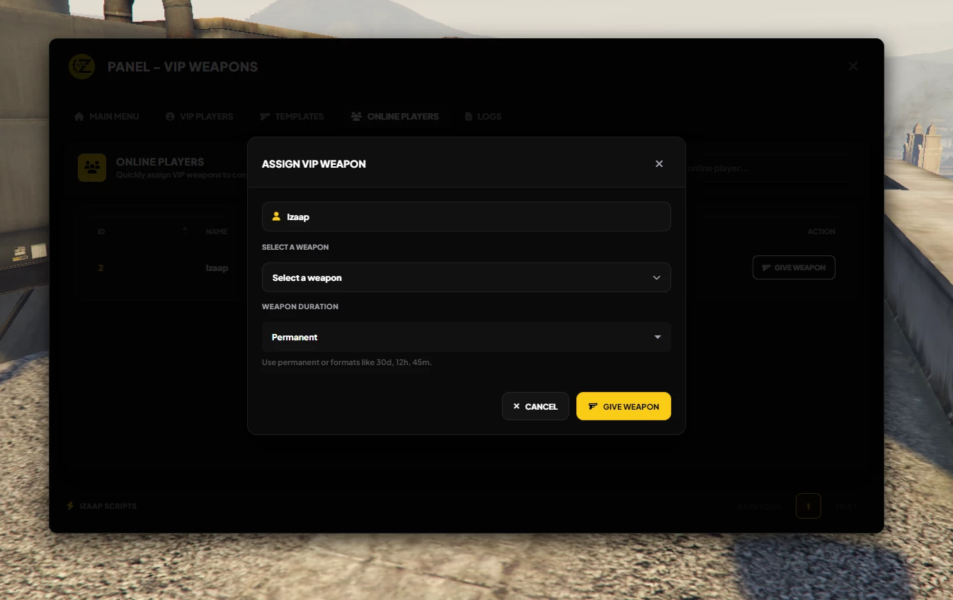 Vip Weapons V2 Screenshot 5