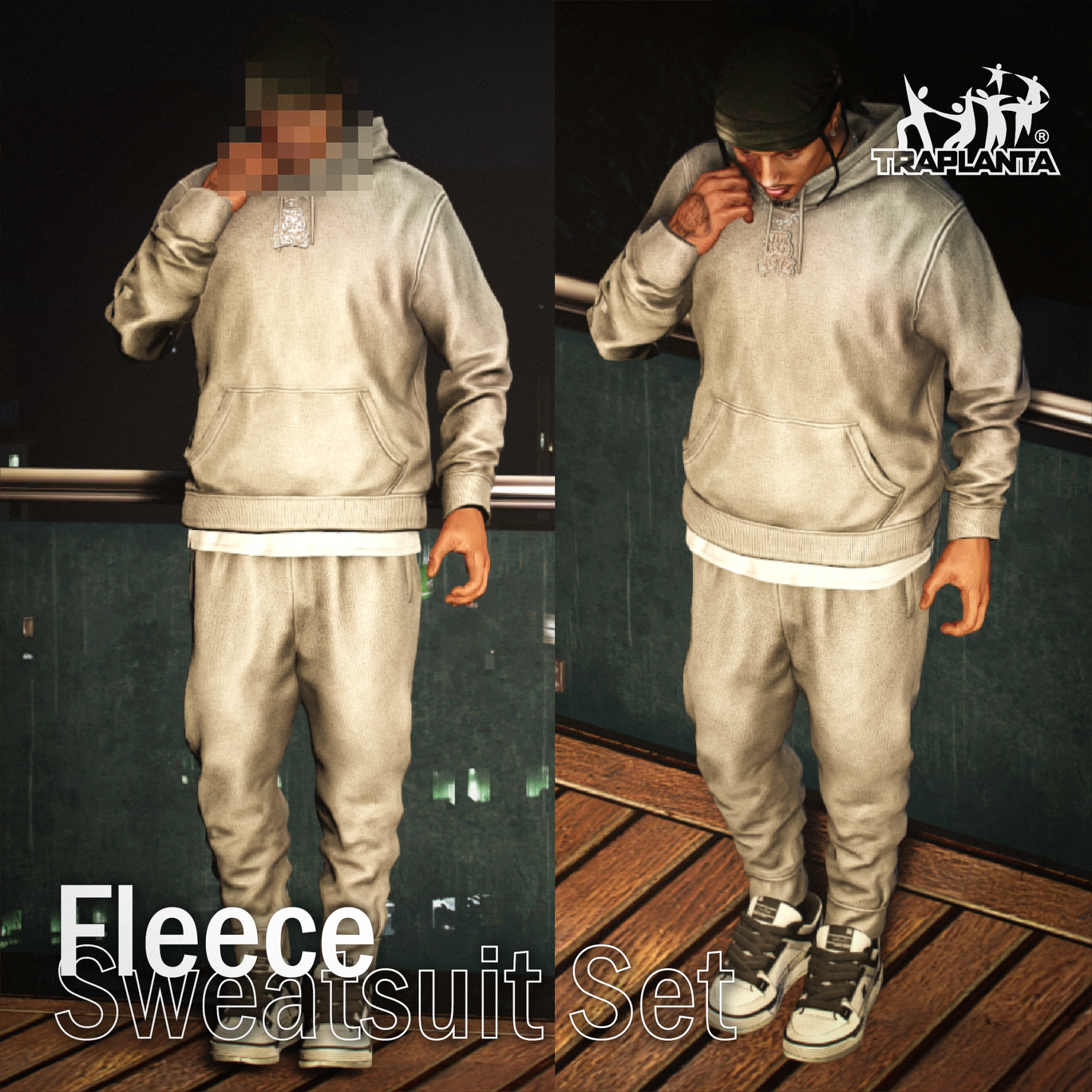 FLEECE SWEATSUIT SET