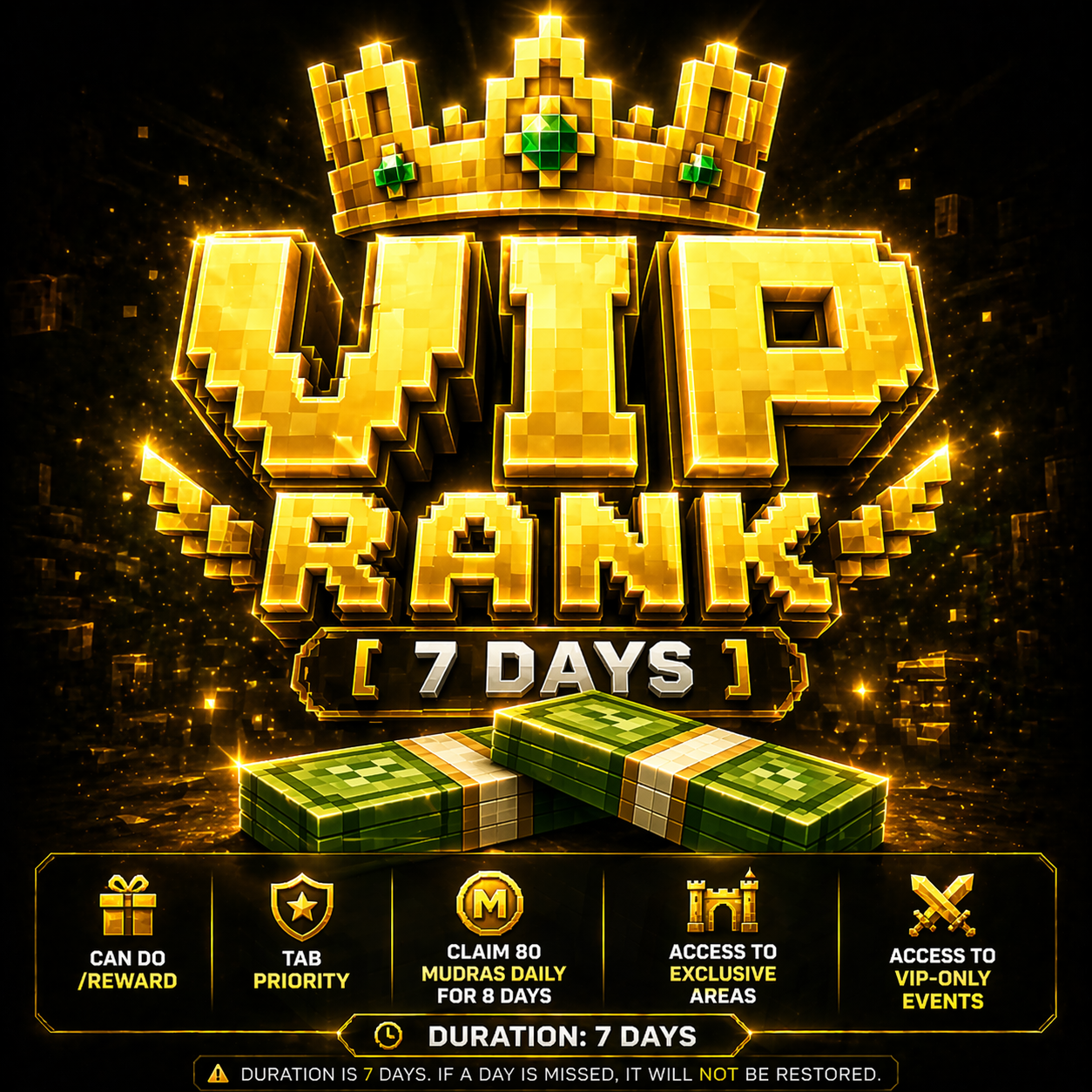 💎| VIP RANK [7 DAYS]
