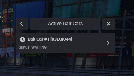 Police Bait Car