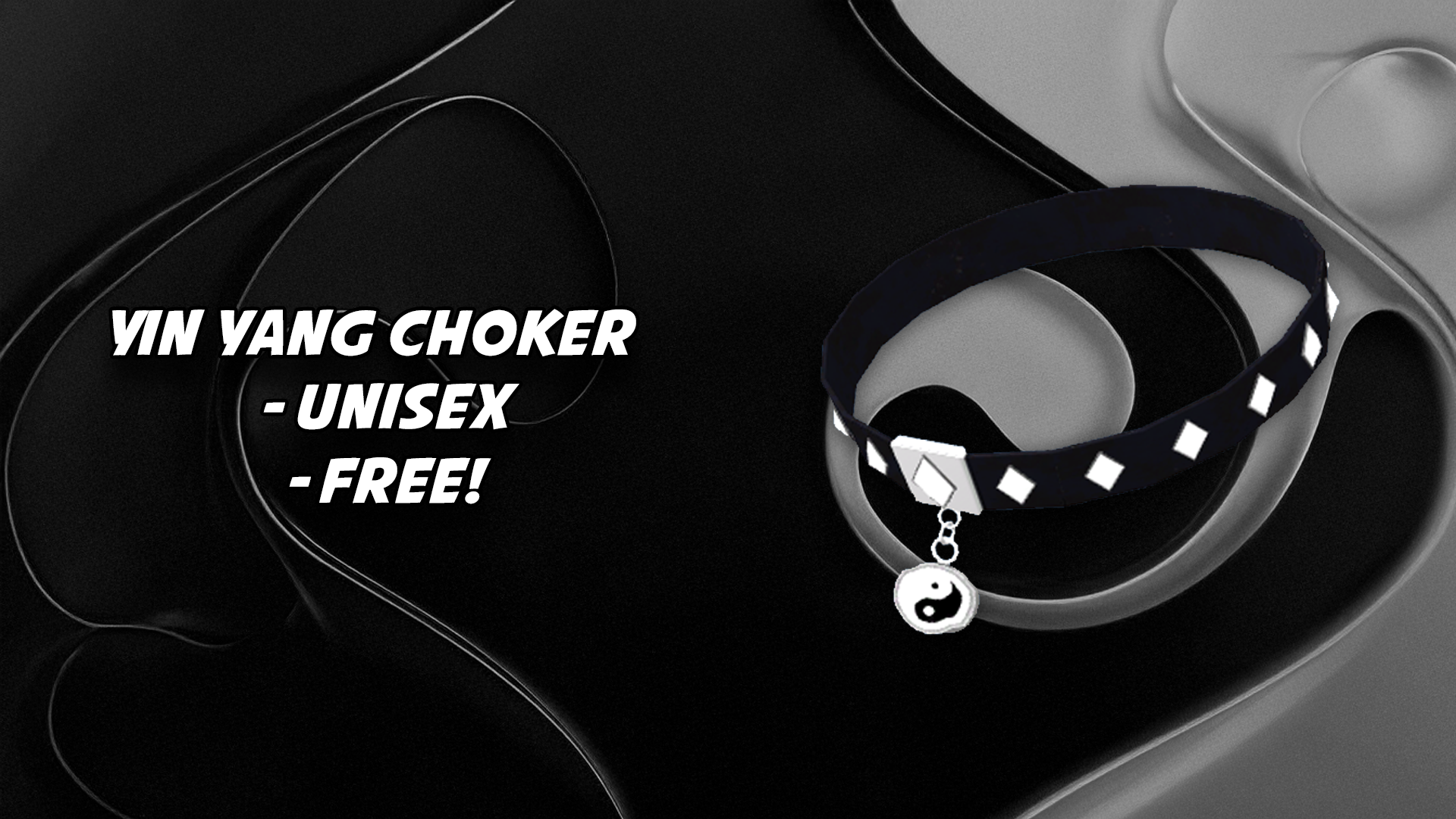 Unisex Yin Yang Choker