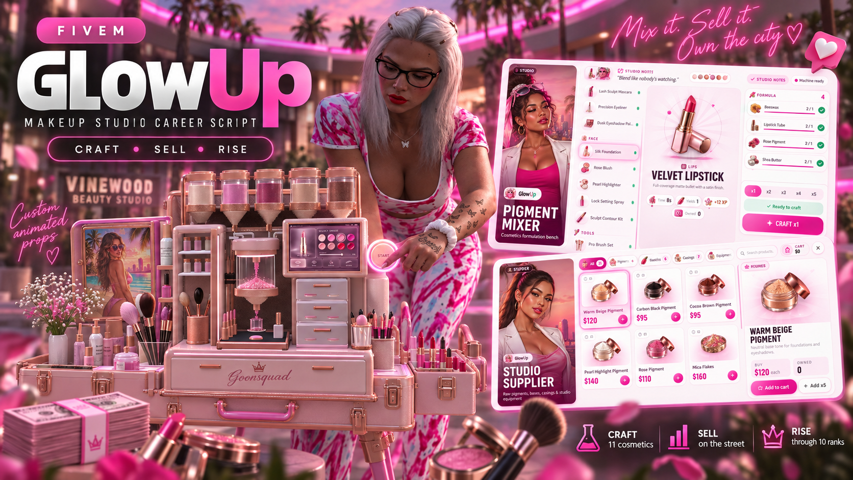 Goonsquad Glowup - Makeup Artist & Beauty Career Job