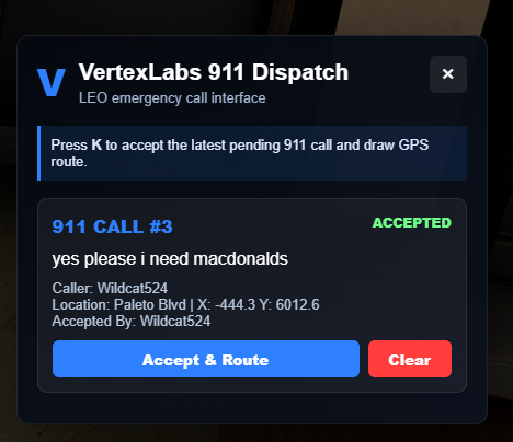 VertexLabs-911-system
