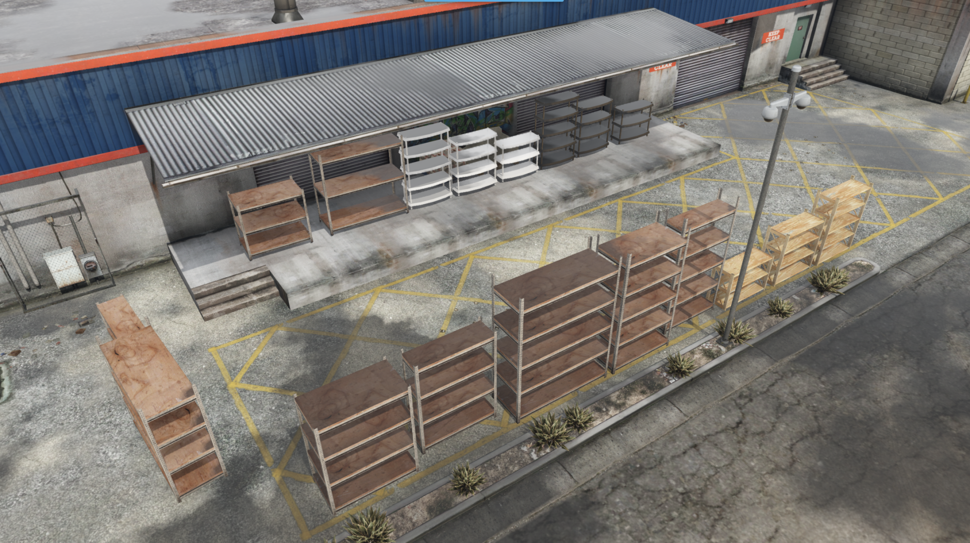 Industrial Shelves & Storage Props Pack